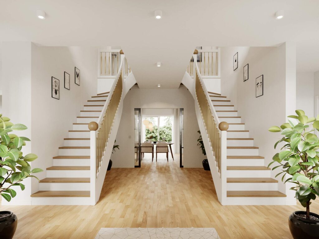 3D-Innenvisualisierung-Luxurioese-Familienvilla-250-Eingangsbereich