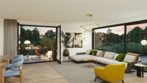 Architekturvisualisierung-Mehrfamilienwohnungen-Wohnzimmer-Esszimmer-1920x1140