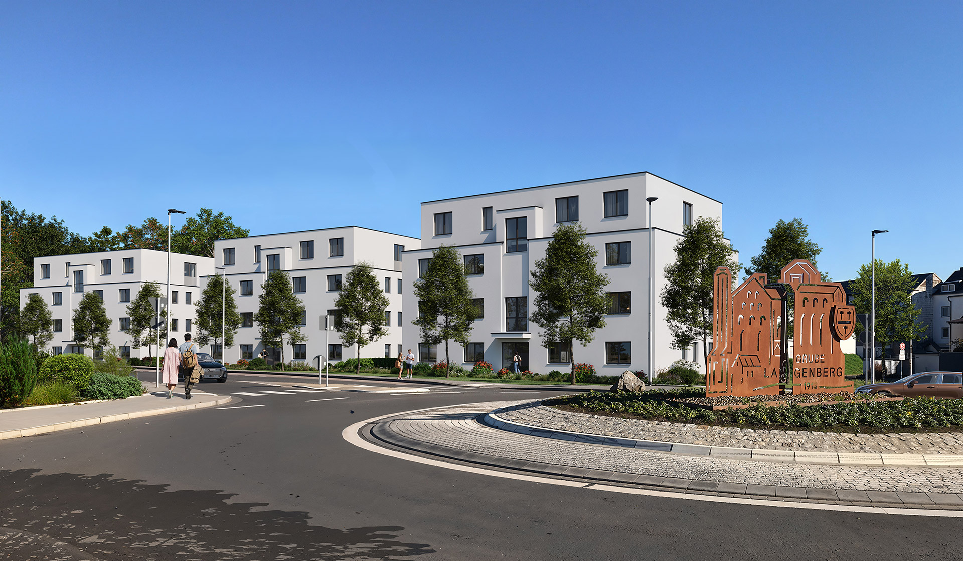 3d-visualisierung-mehrfamilienhaus-aachen-strassenansicht-1 3D-Visualisierung Mehrfamilienhaus Aachen, Straßenansicht mit Fokus auf Architektur und Design